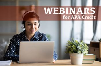 Webinars for APA Credit