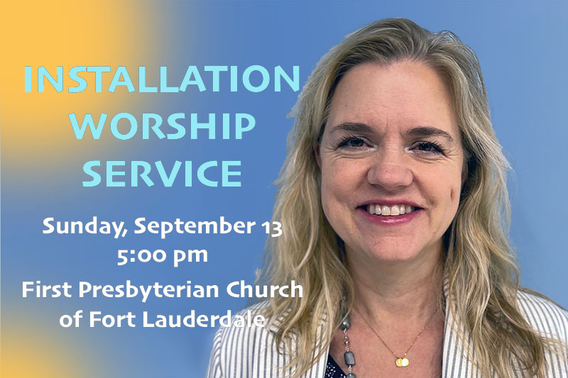 Rev. Tricia Young Installation Worship Service
